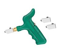 GarveeHome Herramienta de mano multifuncional profesional para cortar vidrio y azulejo de corte preciso para vidrio, espejo y azulejos de cerámica portátil, robusto, versátil con 2 cuchillas
