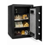 GarveeLife Caja Fuerte De Acero Con Código y Llave, 2,2 Pies Cúbicos, Negro