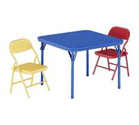 GarveeLife Juego De Mesa y Sillas Plegables Infantiles para Casa Guardería