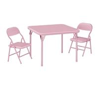 GarveeLife Juego De Mesa y Sillas Plegables Infantiles para Casa Guardería