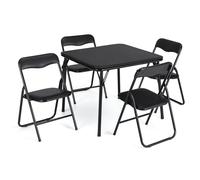 GarveeLife Set Infantil Plegable para Niños, Conjunto de 5 Piezas de Mesa y Sillas de Actividades para Niños, Cojines Acolchados para Salas de jJuegos, Guarderías y Dormitorios