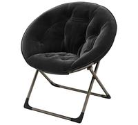 GarveeLife - Sillón Plegable Plegable Extra Suave con tapicería, Estructura metálica Resistente, Ligera y Poco Espacio, para Sala de Estar, Dormitorio y jardín