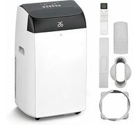 GarveeMore Aire Acondicionado Portátil 10000 BTU TCL 3 en 1 Frío Ventilador y Deshumidificador Clase Enfriamiento Rápido 2930W Control Remoto Hogar Oficina Negro