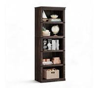 GarveeTech Estantería De 5 Niveles - Roble Oscuro, 62×32×171cm
