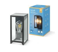 Garza - Aplique de Exterior Solar LED Vintage 400lm, 2700K. Iluminación 360º, Sensor de Movimiento, IP44, 8h Autonomía, Instalación en Pared.