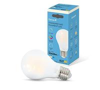 Garza - Bombilla Filamento LED Estándar A60, Regulable, CRI90, 8W (equivalente a 75W de incandescencia), Luz neutra 4000K, Casquillo gordo E27, Ángulo 360º, 1060 lm