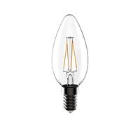Garza - Bombillas Led de Filamento Decorativa Vela, Luz cálida 2700K, Casquillo E14, 6W 810 lúmenes, GZ LED FIL.CL VEL 6W E14 810LM 27K CJ