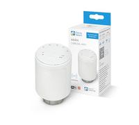 Garza - Cabezal/Válvula termostática Inteligente de calefacción para Radiador. Requiere Zigbee 3.0 Hub/Bridge. Control App y Voz, Modos Manual/Automático, Detección Ventanas, Anti-Hielo