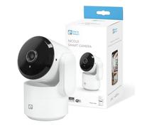 Garza Camara Vigilancia WiFi Interior 360º IA 2.4 GHz, HD 1080p, Visión Nocturna, Detección Movimiento y Sonido, Modo Privacidad, Control Remoto vía APP, Compatible Alexa y Google, Audio Bidireccional