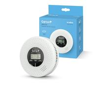 Garza - Detector Combinado de Humo y Monóxido de Carbono, Sensor Fotoeléctrico + Sensor Electroquímico de CO, Alarma Dual, Instalación en Techo, Protección Total para el Hogar