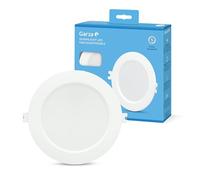 Garza - Downlight LED Empotrable Circular Extraplano Ojo de Buey, 17cm, 12W, 6500K Luz Fría, 1200lm, 30.000h, IP20, Blanco, Ahorro Energético 80%
