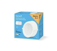 Garza - Downlight LED Empotrable Circular Extraplano Ojo de Buey, 4000K Luz Fría, 1950lm, 30.000h, IP20, Blanco o Níquel, Ahorro Energético 80%