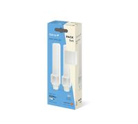 Garza Pack 1+1 Tubos LED BIAX 2PIN, 820 LM, 8,5W G24D, Ahorro Energético 55%, Luz 4000K Neutra, Óptica 360° y Fácil Instalación