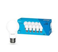 Garza - Pack de 10 Bombillas LED Estándar A60, 11W (equivalente a 75W de incandescencia), Luz fría 6500K, Casquillo gordo E27, Ángulo 240º, 1060 lm
