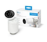 Garza - Pack Duo Cabezales para Radiador + Sensor Portátil, Válvula termostática, Control App y Voz, Modos Manual/Automático, Cabezal termostato WiFi, Requiere de Bridge ZigBee 3.0