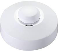 Garza Power - Detector de Movimiento Microondas de Techo, ángulo de Detección 360º, color Blanco
