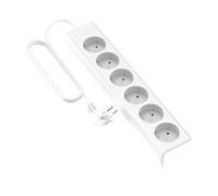 Garza Regleta Basic - Sin Interruptor - 3 Tomas - 1.4m Cable - Protección para Niños