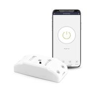 Garza Smart - Controlador Interruptor Inteligente Wifi integrado, Programable, Control por voz y app, Alexa/Google, Wifi 2.4GHz, Blanco