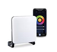 Garza Smart - Foco LED Inteligente de 24 W para exterior, Wifi 2.4 Ghz, programable, intensidad, temperatura CCT y color RGB regulables, modo Música, IP65, control por app y voz Alexa/Google, blanco