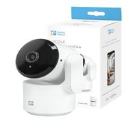Garza Smart - Kit Sistema de Alarma y Seguridad Inteligente Wifi 2,4 GHz con Cámara 1080p 360º para el hogar, Sirena 120 dB, Sensores de Movimiento y Apertura de Puertas/Ventanas, Control por voz/app.