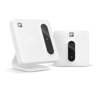 Garza Smart - Termostato Wi-Fi Inteligente para Caldera y Calefacción, con Adaptador, Medidor Consumo, Control táctil, Detección Ventanas Abiertas, Control App y Voz, Alexa/Google, 401367G