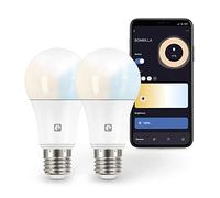 Garza Smarthome - Pack 2 Bombilla LED Estandar Intelegente Wifi E27, luz blanca neutra regulable con cambio de intensidad y temperatura. Programable, compatible con Amazon Alexa y Google Home, 480057