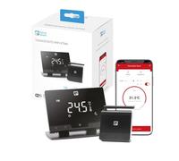 Garza Smarthome Termostato Inteligente Wi‑Fi 2 hilos para caldera – Control táctil, Alexa/Google
