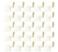 GASHER 20PCS PVC Cleanout Plug 25mm BSP Macho, Adaptador de tapa de extremo, el cierre de tuberías Plug para el hogar o industrial, fontanería línea de agua, sistema de tuberías de drenaje