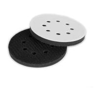 Gastagrav 2 almohadillas de interfaz de esponja suave de 5 pulgadas y 8 agujeros para discos de lijado, mejora el soporte de la almohadilla, reduce la vibración, mejora la eliminación de polvo de