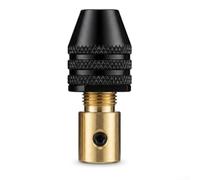 Gastagrav Accesorio de portabrocas eléctrico de 3 mandíbulas de 0,3 a 3,2 mm, adaptador de pinza de metal con agujero central de 3,17 mm, broca pequeña para equipos de taller
