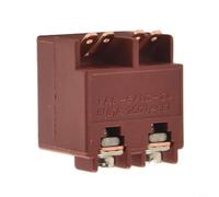 Gastagrav Interruptor de amoladora angular DPST sin gatillo de botón para Bosch GWS6-100 GWS7-100 FF03-100A Pieza de repuesto de metal plástico 27 x 25,5 x 20 mm