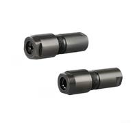 Gastagrav Paquete de 2 adaptadores de amoladora angular a amoladora recta para rosca M10, portabrocas modificado de acero de alto carbono con pinzas de 3 mm y 6 mm para amoladoras de 100 tipos