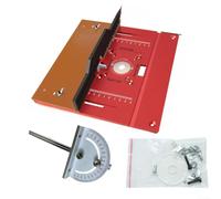 Gastagrav Placa de inserción de mesa de enrutador de carpintería y kit de banco de trabajo ajustable, mesa recortadora de bordes de precisión para carpintería con altura ajustable (rojo)