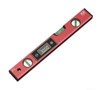 Gastagrav Regla de nivel digital con pantalla LCD, nivel de alcohol de aleación magnética, herramienta de medición de precisión de 0.01° con lectura de deslizamiento automático para taller DIY (500 mm