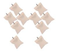 GATHINESS 10 Unidades Pesas para Cortinas de Cenador Exteriores Clips de Fijación, Bolsa de Arena de Lona y Hierro, Fácil Instalación para Espacios al Aire Libre y Pérgolas