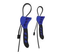 GATHINESS 2 Piezas Llave de Correa Multifunción 8 Pulgadas de Goma Azul | Agarre Cómodo Antideslizante, Reduce Fatiga Manual, Útil en Reparaciones Domésticas y Aventuras al Aire Libre