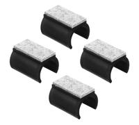 GATHINESS 4 Piezas Protectores de Suelo de Fieltro Patas de Silla | Antideslizantes y Reductores de Ruido, Plástico y Fieltro, Recambio Fácil, para Muebles sobre Pisos de Madera