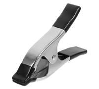 GATHINESS Abrazaderas de Resorte para Soporte de Telón de Fondo Clips de Soporte para Telón de Fondo Metálicas Níquel y Goma Negras Diseño y Carpintería
