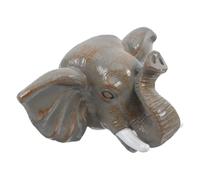 GATHINESS Boquilla para Fuente de Agua Caño de Fuente Decorativo de Resina, Cabeza de Elefante, para Piscinas y Estanques, Decorativa de Pared, Caudal Ajustable, Flujo Suave