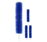 GATHINESS Cepillo Barrendero Azul de 4 Piezas para Limpieza de Ventiladores Mango Ergonómico y Resistencia al Desgaste Adecuado para Fiesta Verano