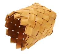 GATHINESS Cesta de Almacenaje Tejida de Madera para Utensilios de Cocina Compacta y Multiusos Adecuado para Encimeras y Organización Hogar