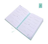 GATHINESS Cuaderno de Autocuidado Diario de Gratitud, Libro de Diario de Tapa Dura A5, Verde Claro, Pu y Papel, sin Traspaso de Tinta, para Reflexión Personal y Mujeres, Trabajo y Viaje