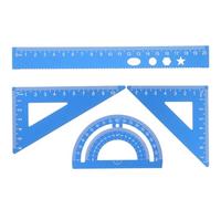 GATHINESS Kit de Dibujo Profesional Regla de 20 CM y Transportador para Estudiantes, Apto para Dibujo Técnico y Actividades Escolares