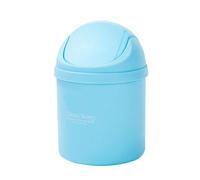 GATHINESS Mini Cubos de Basura de Escritorio Tapa, Diseño Portátil de Plástico para Hogar y Coche, Pack de 4 Unidades Prácticas y Compactas Color Aleatorio