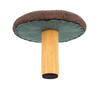 GATHINESS Silla de Escritorio de Rodillas Taburete Ergonómico de Madera Marrón, Soporte Estable, Postura Cómoda, para Yoga y Lectura, Asiento de Meditación