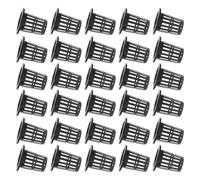 GATHINESS Slotted Mesh Net Plant Cups: 50pcs Cestas hidropónicas, Vasos de Malla de plástico, cestas para Plantas hidropónicas, diseño Simple, Negro, para Cultivo agrícola sin Suelo