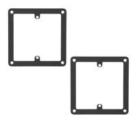 Gatuida 2 placas de montaje para interruptores de una sola vía de 86 mm, | Adaptador de placa de pared de 1,2 mm para fijación de interruptores y enchufes de bricolaje, adaptador de módulo de