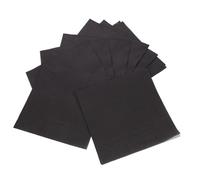 Gatuida 20 Hojas Servilletas Negras De Cóctel Servilletas Pequeñas Desechables Para Boda De Papel Negras