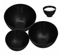 Gatuida 3 piezas Bol de Silicona para Faciales Cuencos Suaves y Duraderos para DIY Tazones Multipropósito para Casa y Salón Fácil de Lavar y Aplicar para Cuidado Facial