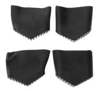 Gatuida 4 Almohadillas de Goma Antideslizantes Protectores Seguros Cubiertas Resistentes y Duraderas for Pies de Escalera para Pies de Escalera para Patas de Escalera Domésticas
